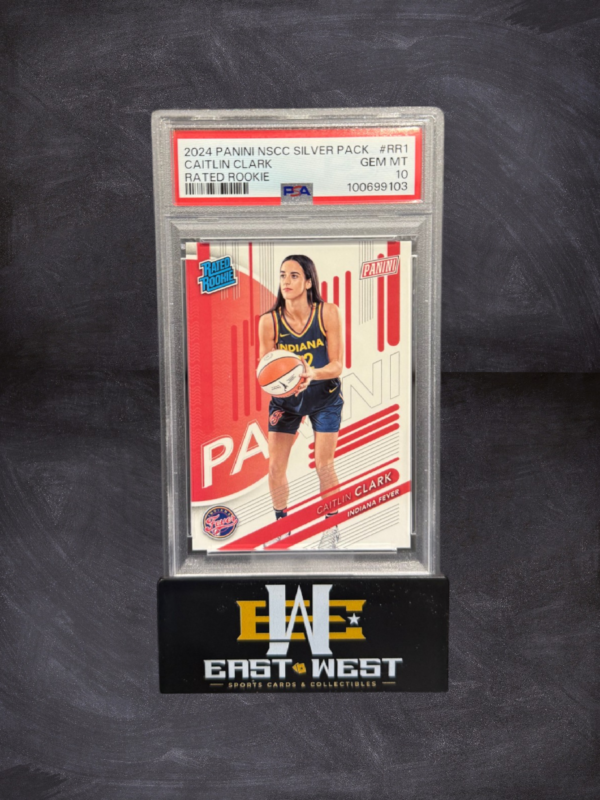 2024 Panini Caitlin Clark NSCC Silver Pack Rated Rookie PSA 10