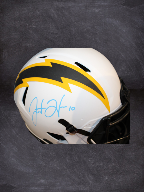 Justin Herbert Helmet - Fanatics Authentic - Image 5